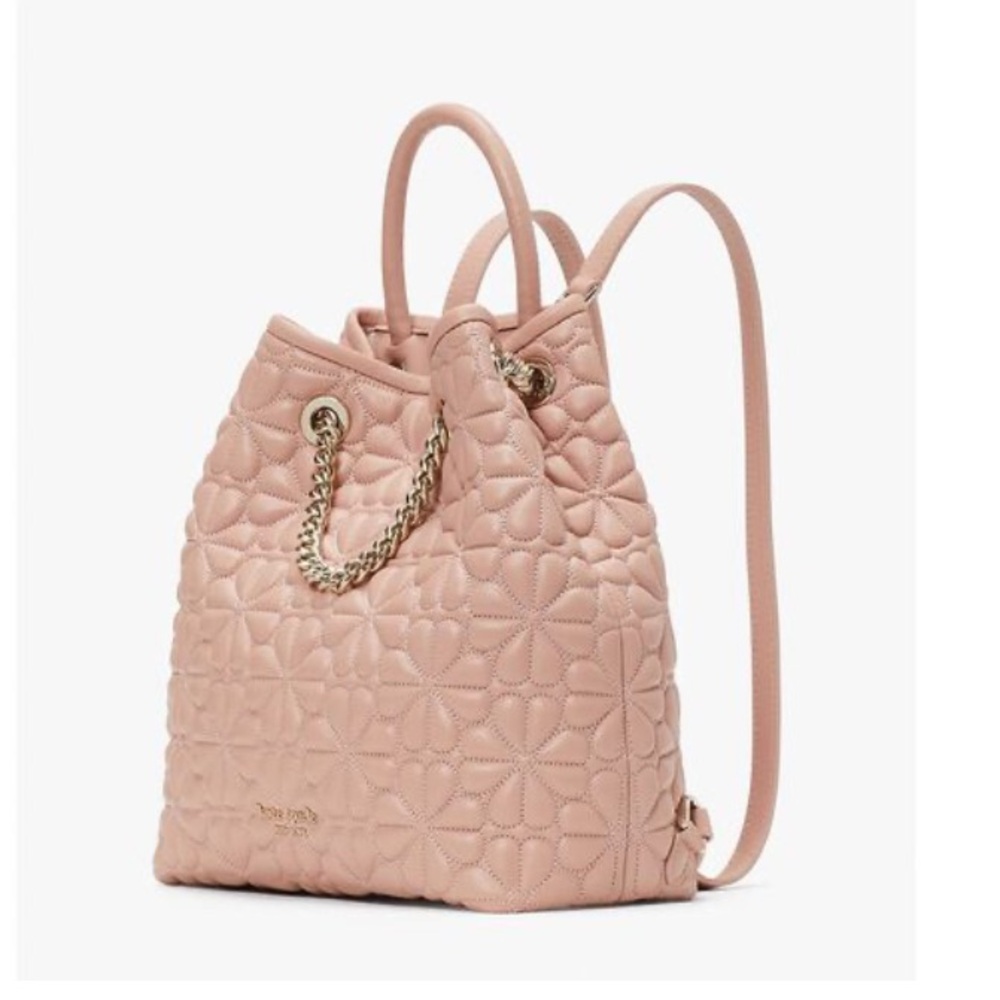 Kate Spade Bloom Medium Backpack Flapper Pink NET - Picture 2 of 16